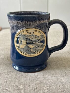 Deneen Pottery 2019 VAIL Colorado Coffee  Mug Cup HAND THROWN NEW